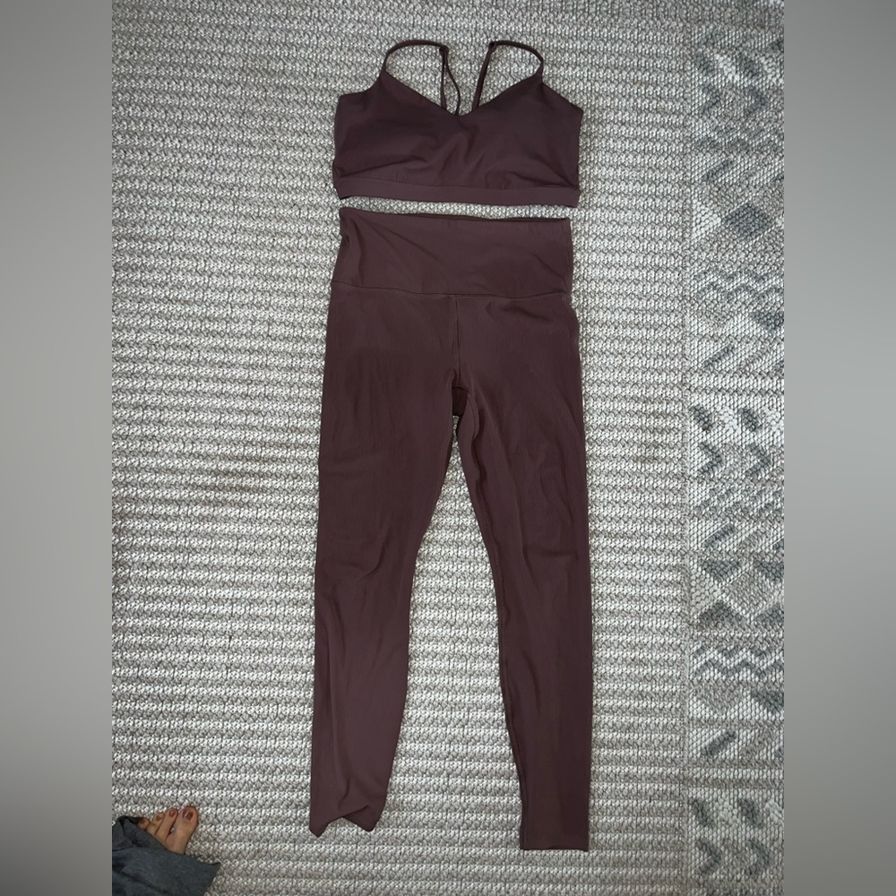 All in Motion Brown Activewear Set